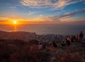 South Africa Cape Town Photography Lions Head Sunset Sunrays